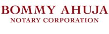 Bommy Ahuja Notary Corporation